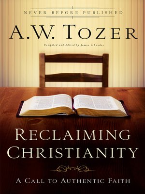 cover image of Reclaiming Christianity
